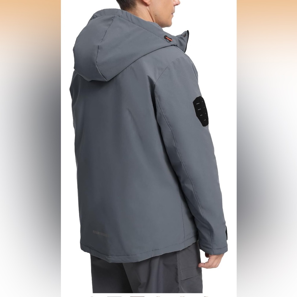 Men's Winter Jacket Waterproof Ski Snow Coat Windproof Snowboard Hooded